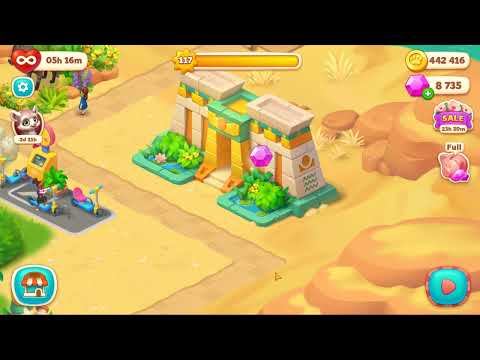 Wildscapes - Egypt - AREA 12 🐼 GamePlay #Bubunka
