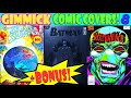 Top GIMMICK Comic Book Covers 8 Hologram Foil Embossed Chromium BEST Comics Plus BONUS Ten 10