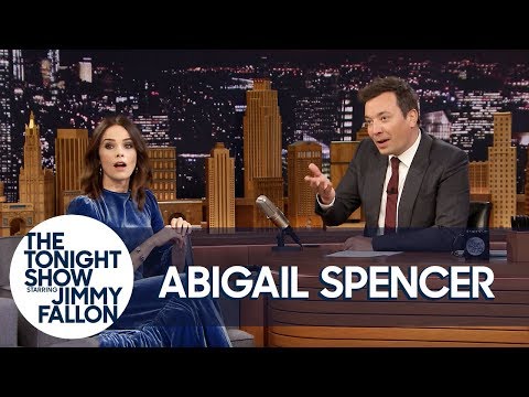 Jimmy Shocks Abigail Spencer with Bloopers of Her Clumsiest Timeless Moments
