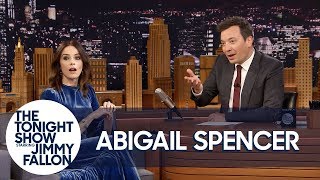Jimmy Shocks Abigail Spencer with Bloopers of Her Clumsiest Timeless Moments video