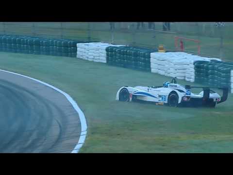 IMSA Prototype Challenge 2018. Road Atlanta. Crash