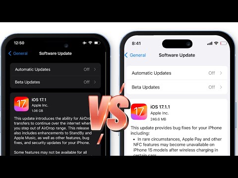 iOS 17.1 vs 17.1.1 | iOS 17.1 vs 17.1.1 Battery Test | iOS 17.1 vs 17.1.1 Comparison | which is best