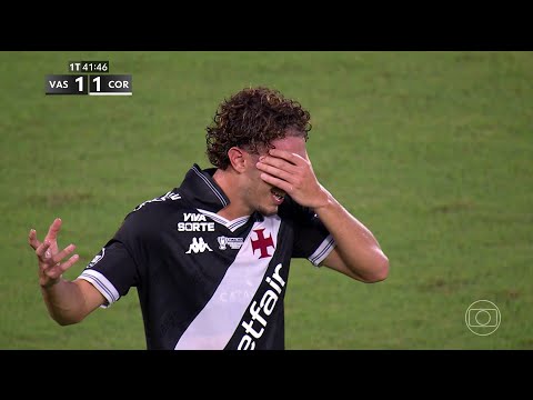 Gol de Nuno Moreira para o Vasco sem narração - TV Globo RJ 5.1 60 FPS