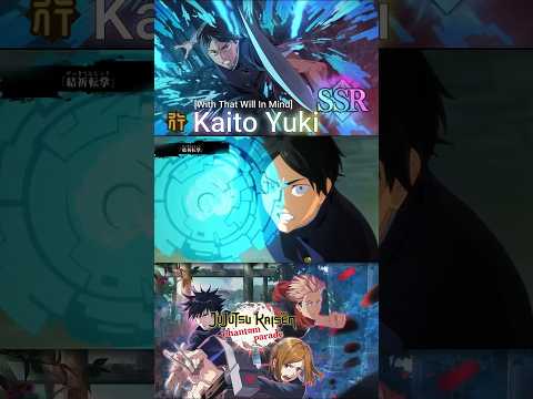 Jujutsu Kaisen Phantom Parade SSR Kaito SKILLSET ANIMATIONS!!!