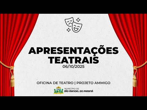 APRESENTAÇÕES TEATRAIS: