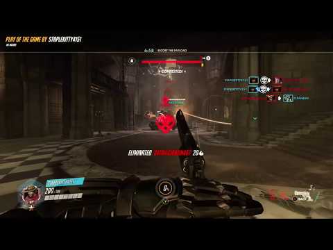 Overwatch: McCree Quintuple Deadeye Kills - Team Kill
