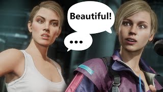 Mortal Kombat 11 - Cassie Cage Reacts to Her Parents