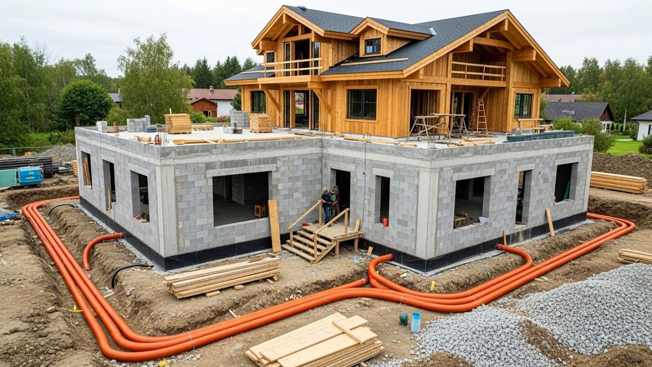 بنى منزلًا مذهلًا خلال 500 يوم… وبتكلفة لا تتجاوز 5000 دولار فقط!