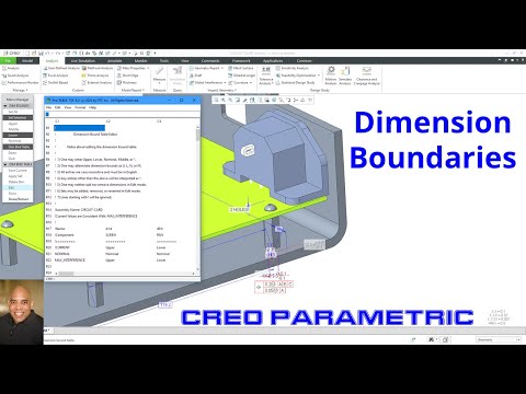 Creo Parametric - Dimension Boundaries | Tolerance Analysis