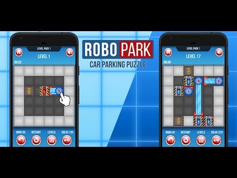 RoboPark: Car Parking Puzzle, Pushing Sokoban Game Video