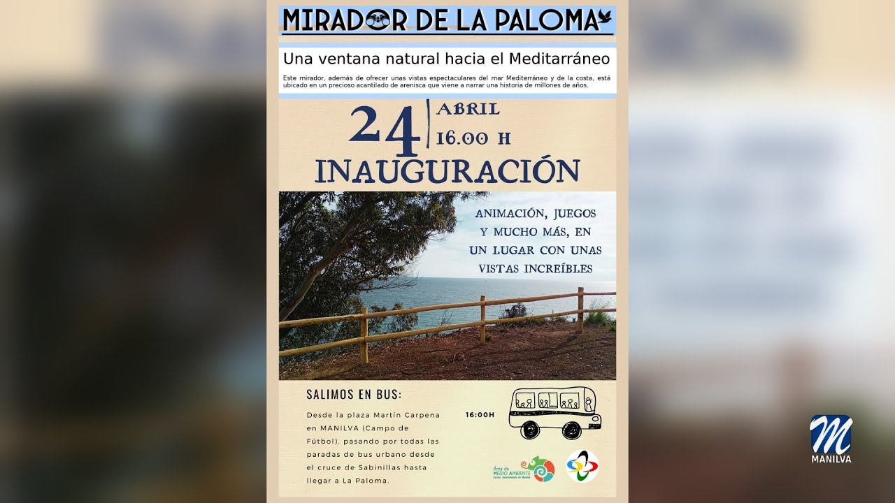 Inauguración del Mirador de La Paloma