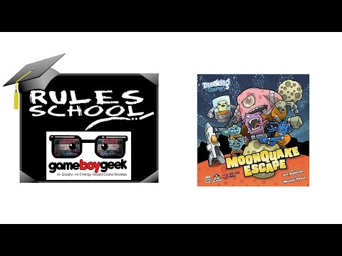 How to Play (Rules School) MoonQuake Escape with the Game Boy Geek