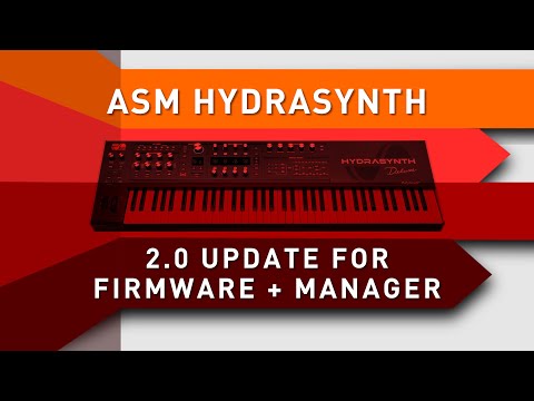ASM HYDRASYNTH - 2.0 Update for Firmware + Manager