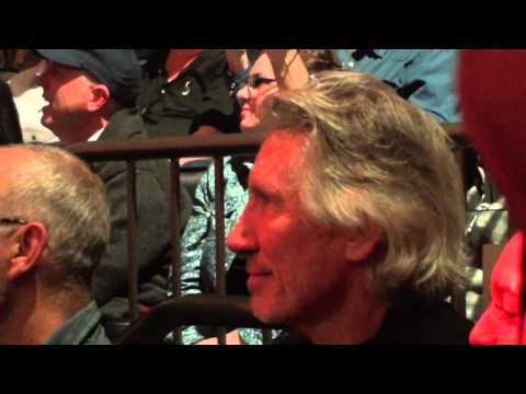 Eric Clapton and Keith Richards - Roger Waters spectator - Crossroads 2013 - April 13, 2013