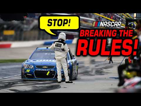 NASCAR Breaking The Rules Moments