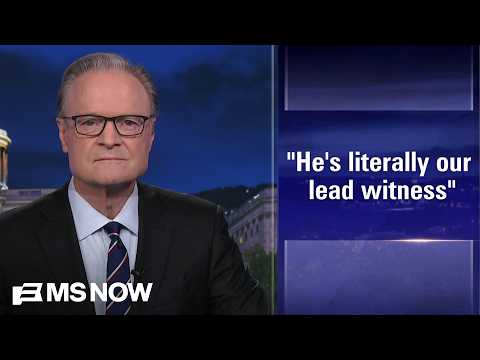 Lawrence: Trump is the 'lead witness' for media companies suing over his White House ban