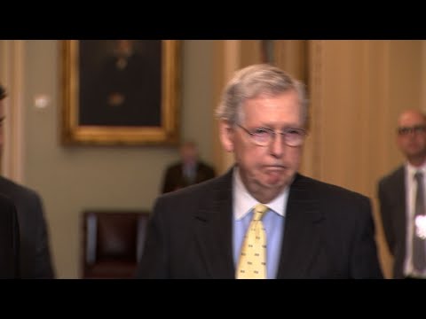 Majority Leader Mitch McConnell says he's told President Donald Trump that the Senate will not be taking up a rewrite of the nation's health care laws now that Democrats control the House. (April 2)