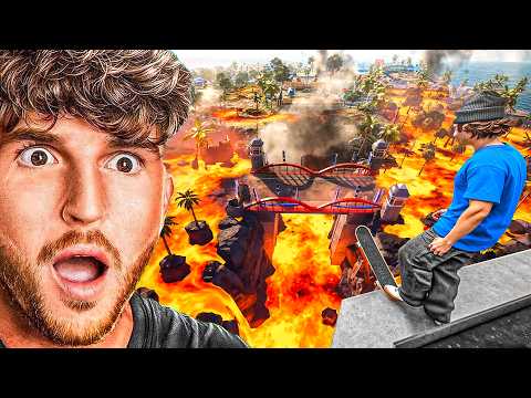 Skate But The FLOOR IS LAVA.. (New Map)