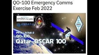 QO-100 Emergency Comms Exercise Feb 2022