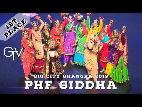 PHF Giddha - First Place @ Big City Bhangra 2019