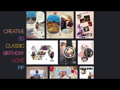 Photo Collage: PIP Frame Edit Video