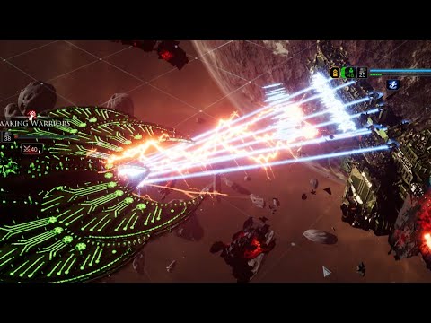 Skalgrim Mod - Invincible Reason - Dark Angels vs Necrons - Battlefleet Gothic Armada 2