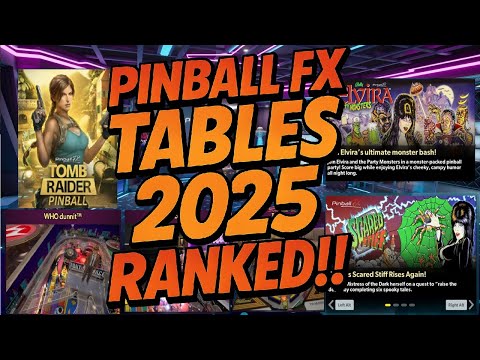 Pinball FX Tables 2025 Ranked!!