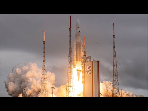 James Webb Space Telescope Launch in Slow Motion