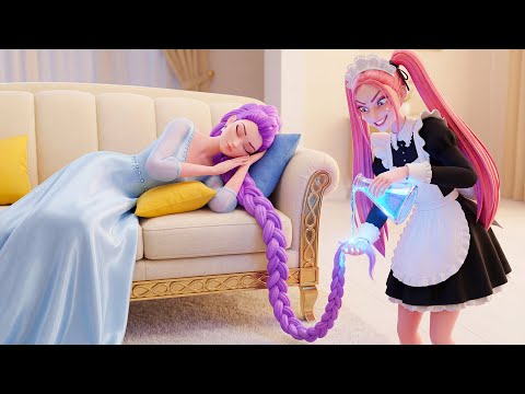 😱 OMG!⚡Rescuing Rumi's Hair ✂️ From Mira's Plot | Kpop Demon Hunters Animation