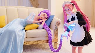 Download lagu 😱 OMG!⚡Rescuing Rumi's Hair ✂️ From Mira's Plot | Kpop Demon Hunters Animation mp3