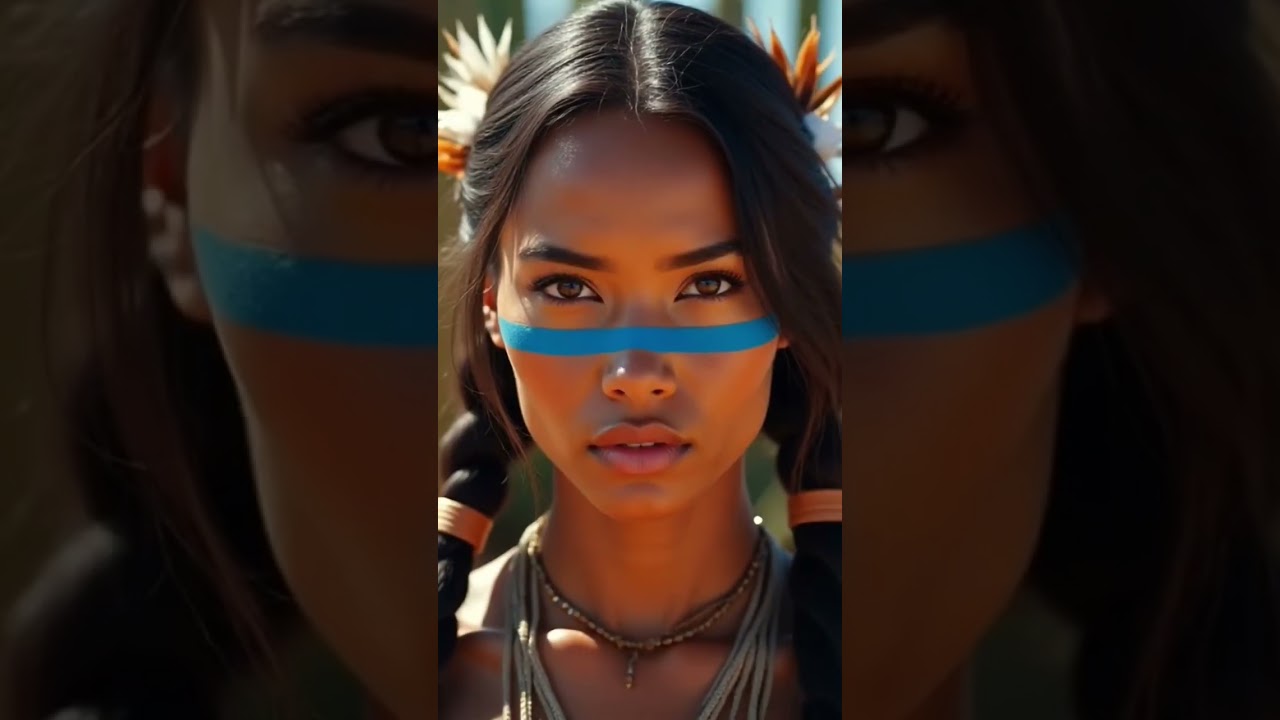 Native American Tribute. Ai generated