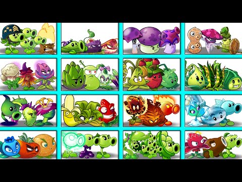 Random 16 Team Plants Battlez - Who Will Win? - PvZ 2 Gameplay