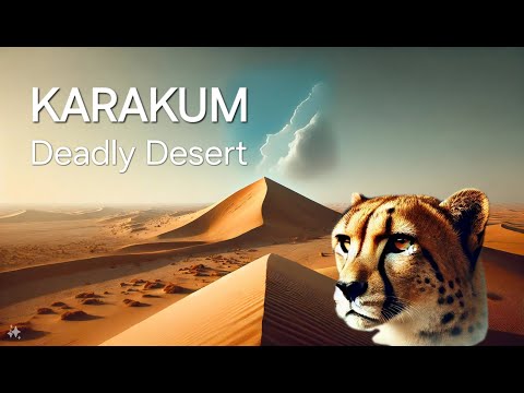 Karakum Desert: Survival in the Sands|4k #Documentary #Wildlife #desert   #Nature