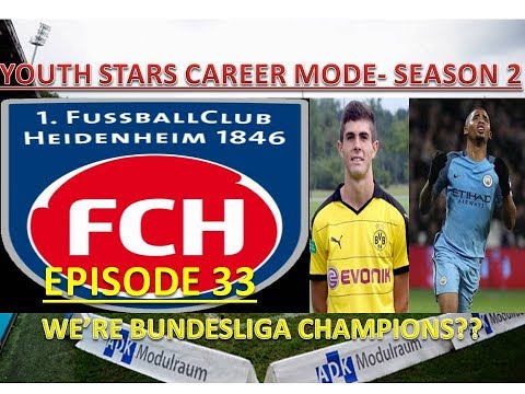 ARE WE BUNDESLIGA CHAMPIONS?? | YOUTH STARS CAREER MODE S2 | Episode 33 (Fifa 17)