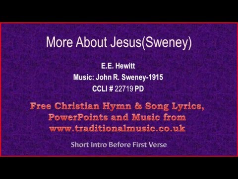 download lagu mp3 mp4 More About Jesus Lyrics, download lagu More About Jesus Lyrics gratis, unduh video klip More About Jesus Lyrics