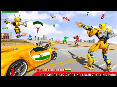 Bee Robot Car Transformation Game Robot Car Game Naxxes Game Play