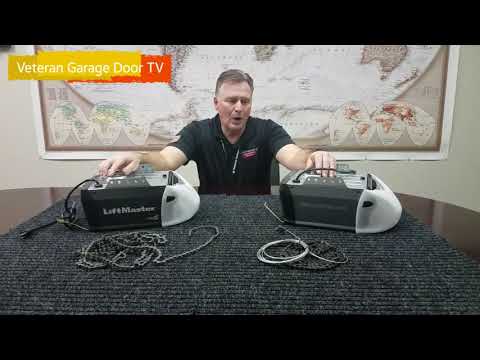 LiftMaster / Chamberlain Chain Drive Openers The Differences @ Veteran Garage Door