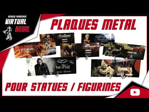DES PLAQUES METAL POUR EMBELIR VOS COLLECTIONS !!!!