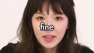 a compilation of wendy speaking english and others not understanding lol video