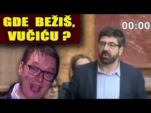 Kakva scena u Skupštini: Lazović Vučiću - Ma dobro bre čoveče dosta više! Gde bežiš sad!