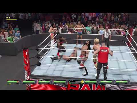 WWE 2K22 - RK-Bro, Cody Rhodes & Ezekiel vs. The Usos, Seth “Freakin” Rollins & Kevin Owens
