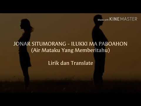 JONAR SITUMORANG. (ILUKKI MA PABOAHON)