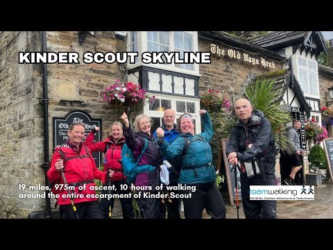 Kinder Scout Skyline challenge walk, Peak District