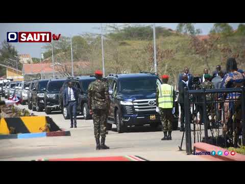 C-IN-C ARRIVES! President Ruto,CDF Ogolla entrance at Embakasi Garrison for Kenya Defence Forces Day