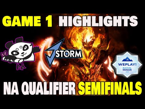 FIGHTING PANDAS VS J.STORM GAME 1 Bukovel Minor NA Qualifier Upper Bracket