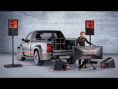 Volkswagen Amarok Power The Pickup Truck with 5000Watt DJ System !