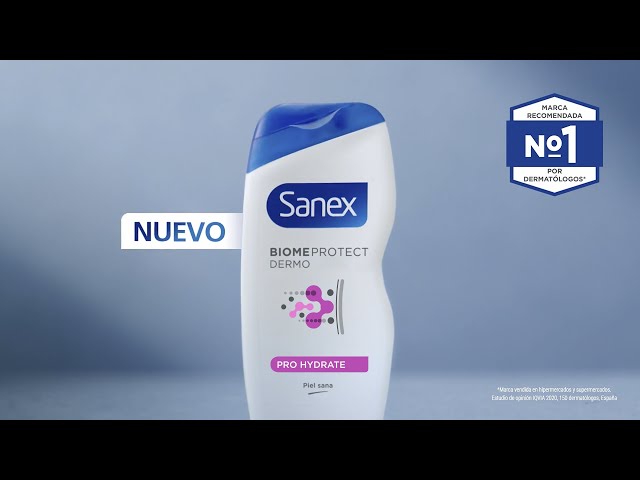 Vídeo relacionado con Sanex Cuidado Experto Pro Hydrate Gel de Ducha, Pack 4 Uds x 600ml, Fórmula con Prebiótico Natural, Hidrata Profundamente la Piel, 12H Hidratación, 0% Sulfatos, para Piel Muy Seca