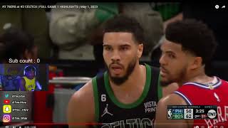 HARDEN IS UNSTOPPABLE?!!! #3 76ERS at #2 CELTICS | FULL GAME 1 HIGHLIGHTS | May 1, 2023 REACTION