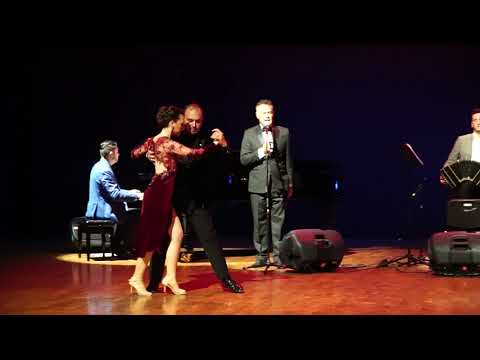  Utku Kuley  and  Iris Basak Dogdu  are  dancing  to  a  tango  by  Solo Tango Orquesta  at  TanGO TO Istanbul  in  2020