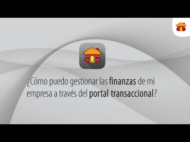¿Cómo puedo gestionar las finanzas de mi empresa a través del portal transaccional?